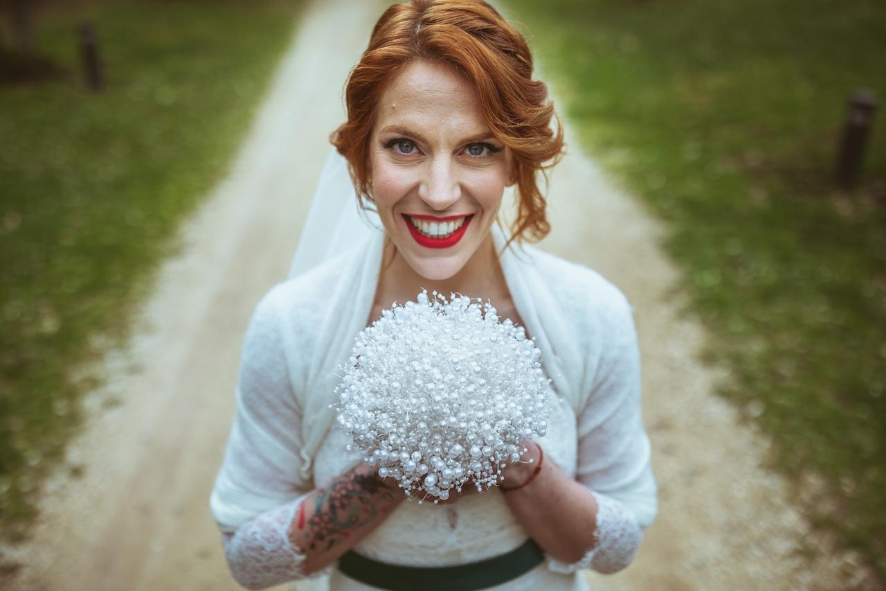 bouquet sposa con perle