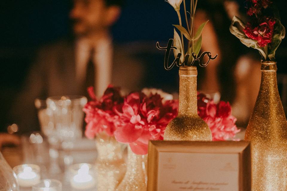 5 idee scintillanti per un matrimonio glitterato