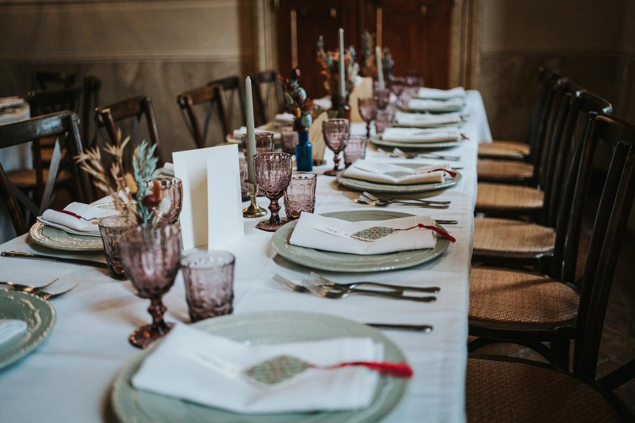 Decorazioni tavoli tema vintage