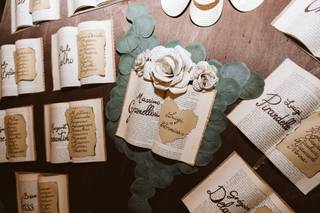 tableau mariage originali con libri