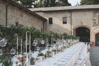 decorazioni tavoli matrimonio rustiche