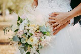 bouquet sposa con pampas