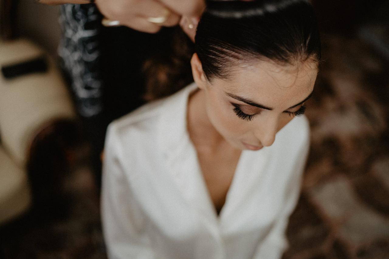 laminazione ciglia, dettaglio ciglia sposa