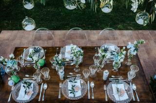 allestimento tavolo per matrimonio