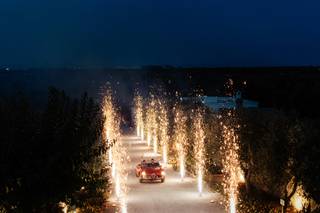 allestimento luci matrimonio