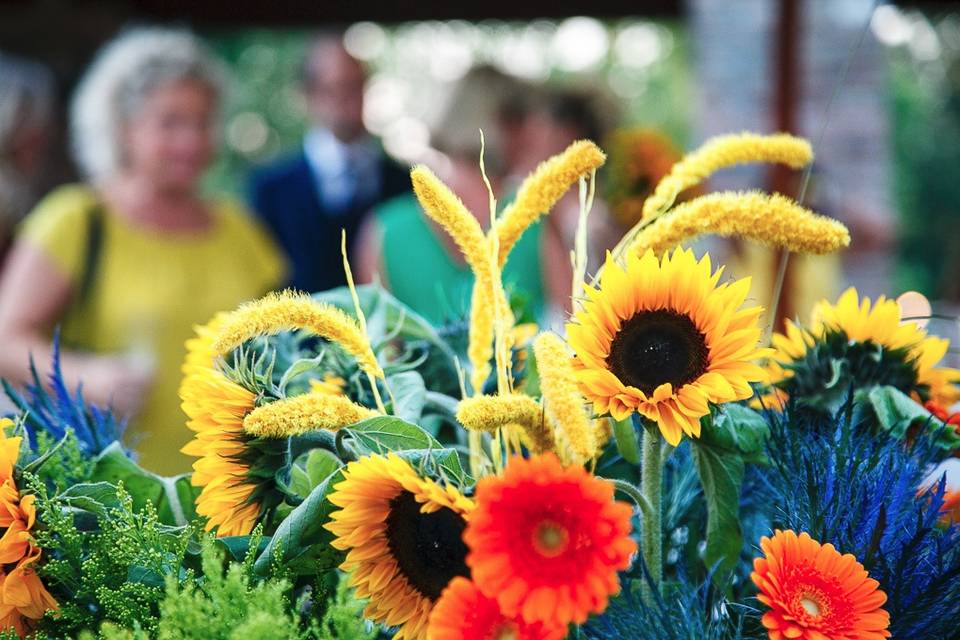 Portafedi floreale - accessori per matrimonio - Fiorista Roberto Di Guida