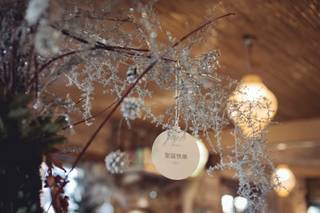 decorazioni per matrimonio invernale per la sala