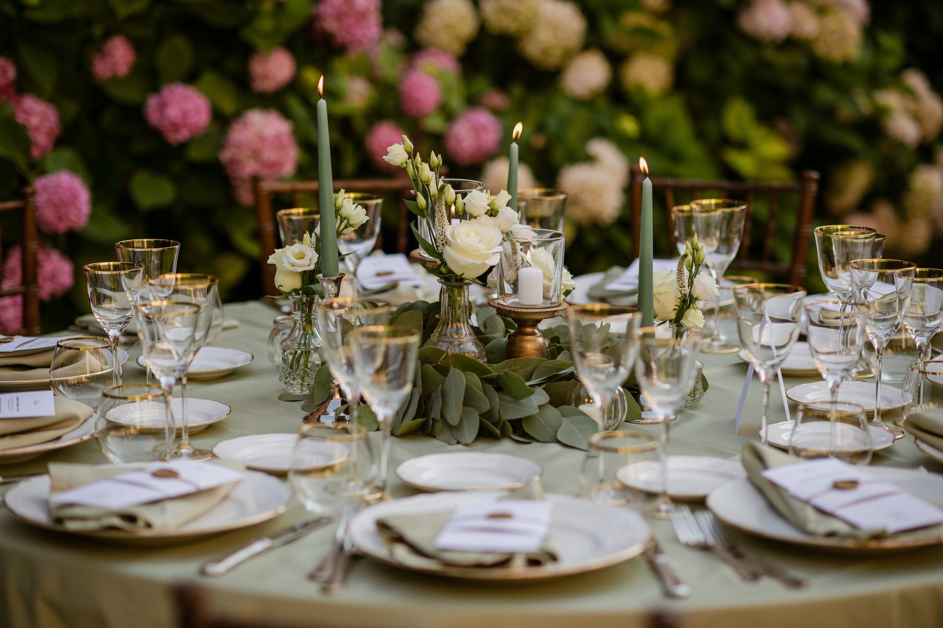 Allestimento Tavoli Rotondi Matrimonio Centrotavola Perfetti