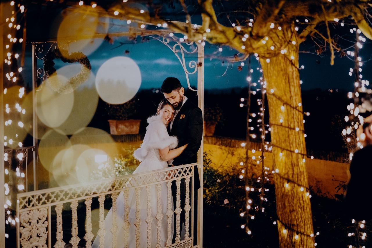 allestimento luci matrimonio