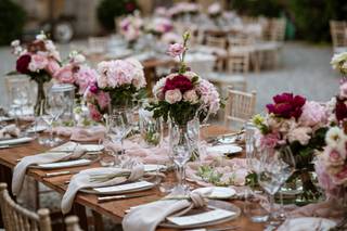 decorazioni tavoli matrimonio con fiori