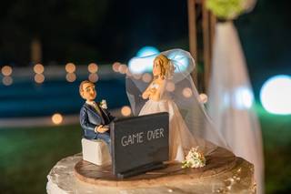 Cake topper sposi simpatici