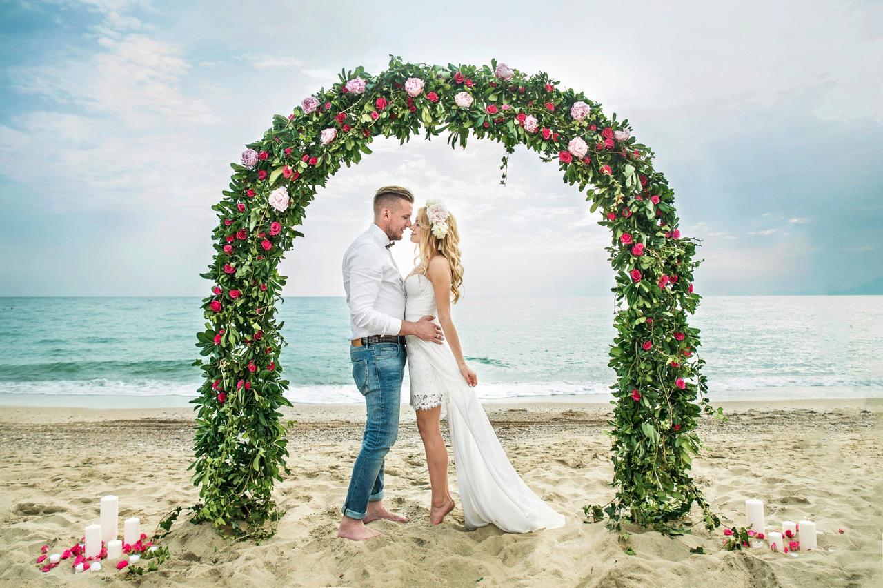 arco matrimonio spiaggia