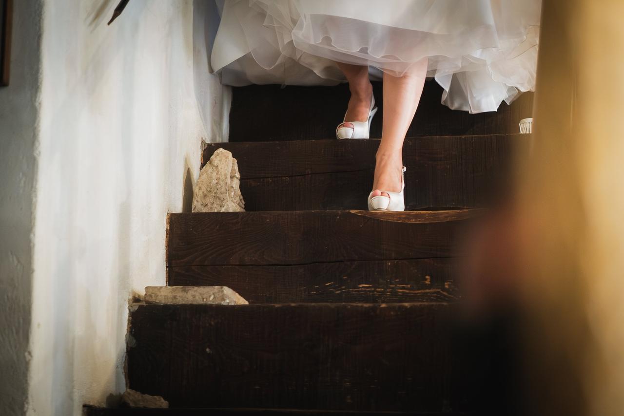 scarpe sposa comode con plateau