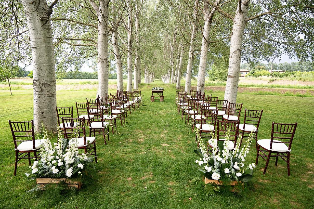 cerimonia matrimonio tema natura