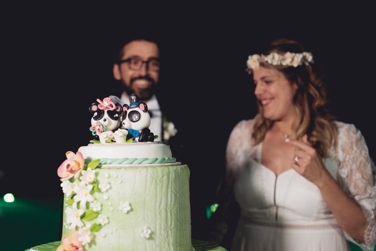 Cake topper sposi con Ciak - per torte divertenti