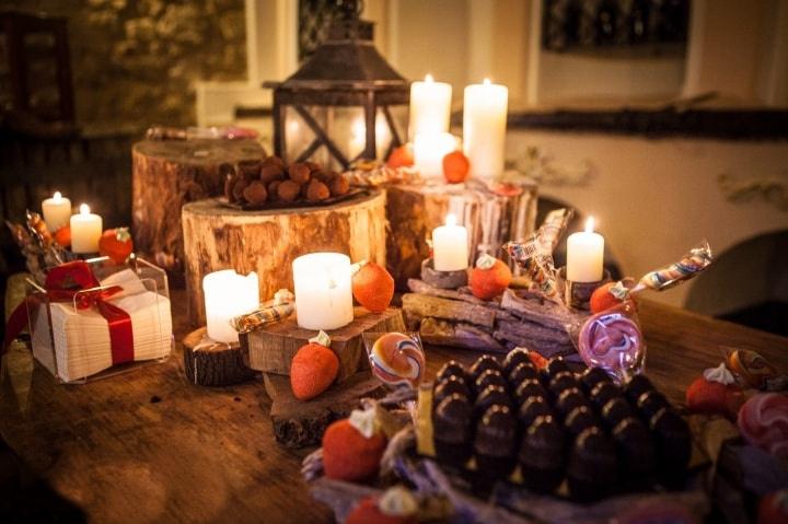 Candy Bar rustic- chocolate