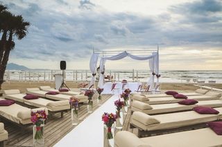 allestimento matrimonio spiaggia cerimonia