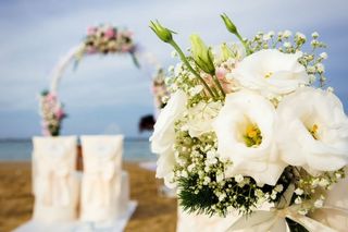 allestimento spiaggia matrimonio