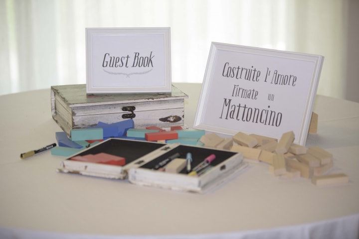 GUESTBOOK MATRIMONIO - Libro degli ospiti 22 pagine 20,5x20,5cm - N