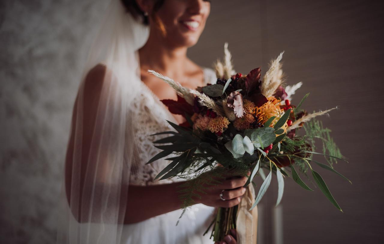 bouquet destrutturato autunnale