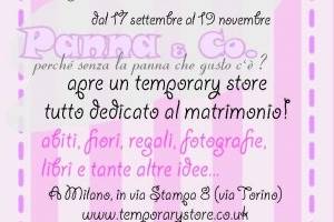 Wedding Temporary Store a Milano