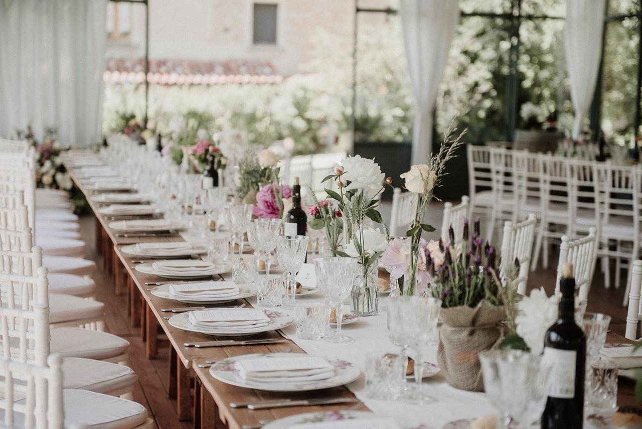 decorazione tavoli matrimonio