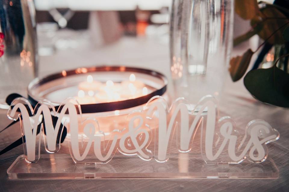 Tendenze matrimoni 2020: le decorazioni in plexiglass per le tue nozze!