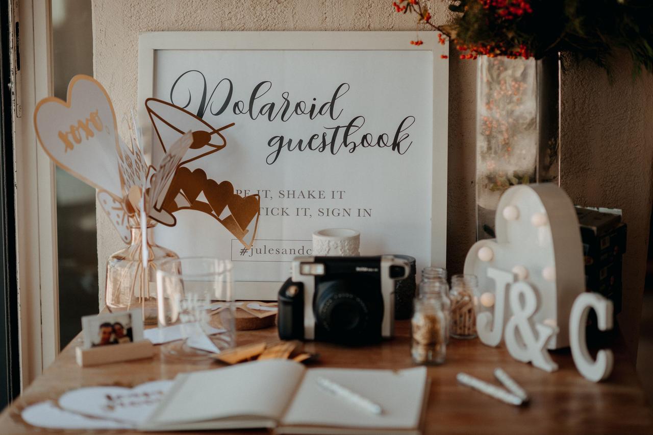 polaroid guestbook matrimonio