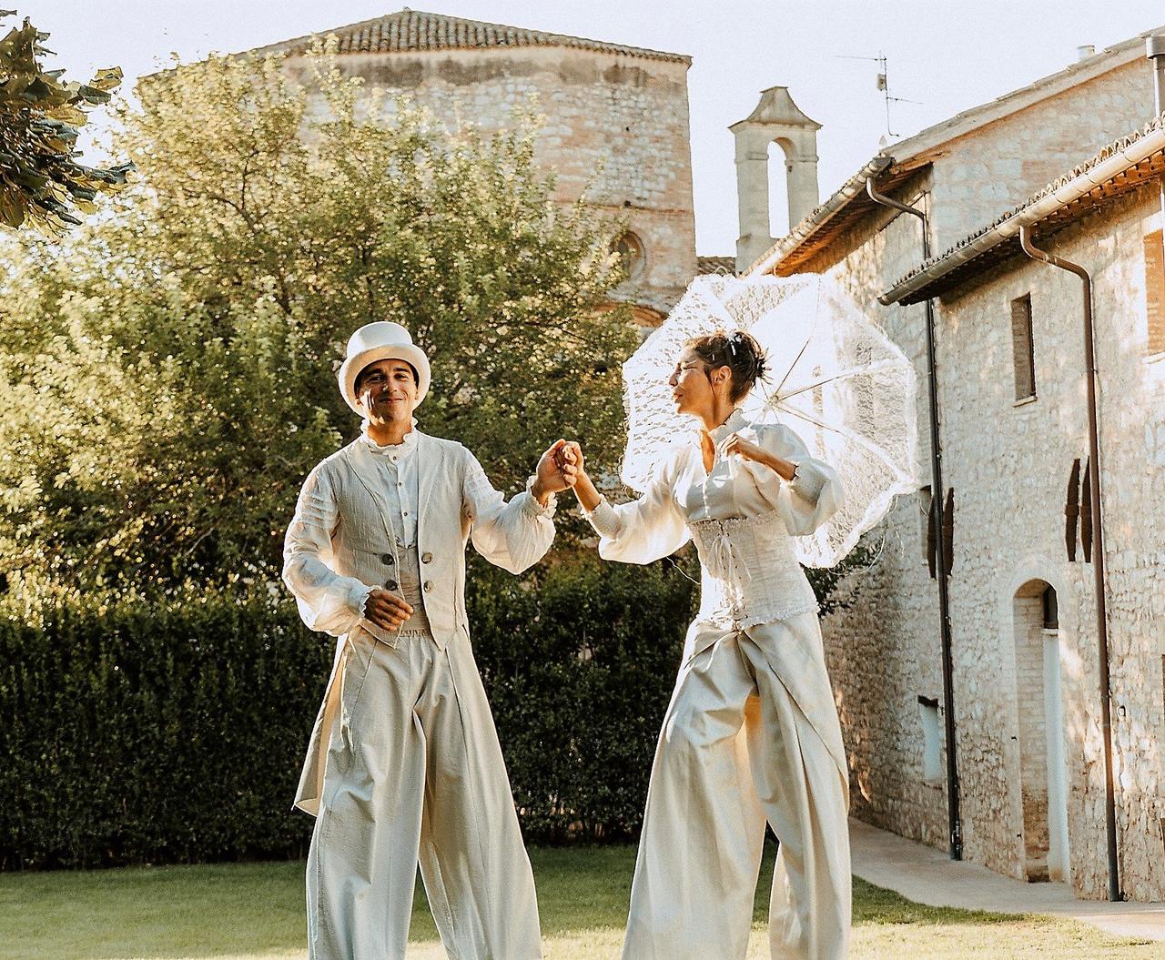 trampolieri intrattenimento matrimonio