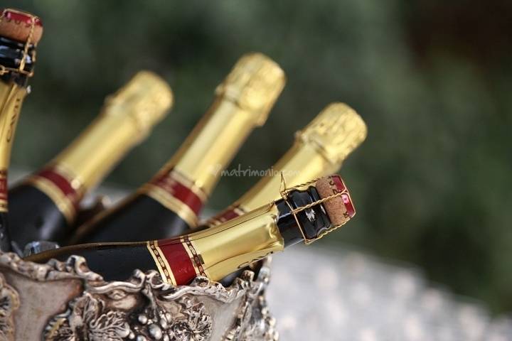 Champagne per banchetto di nozze