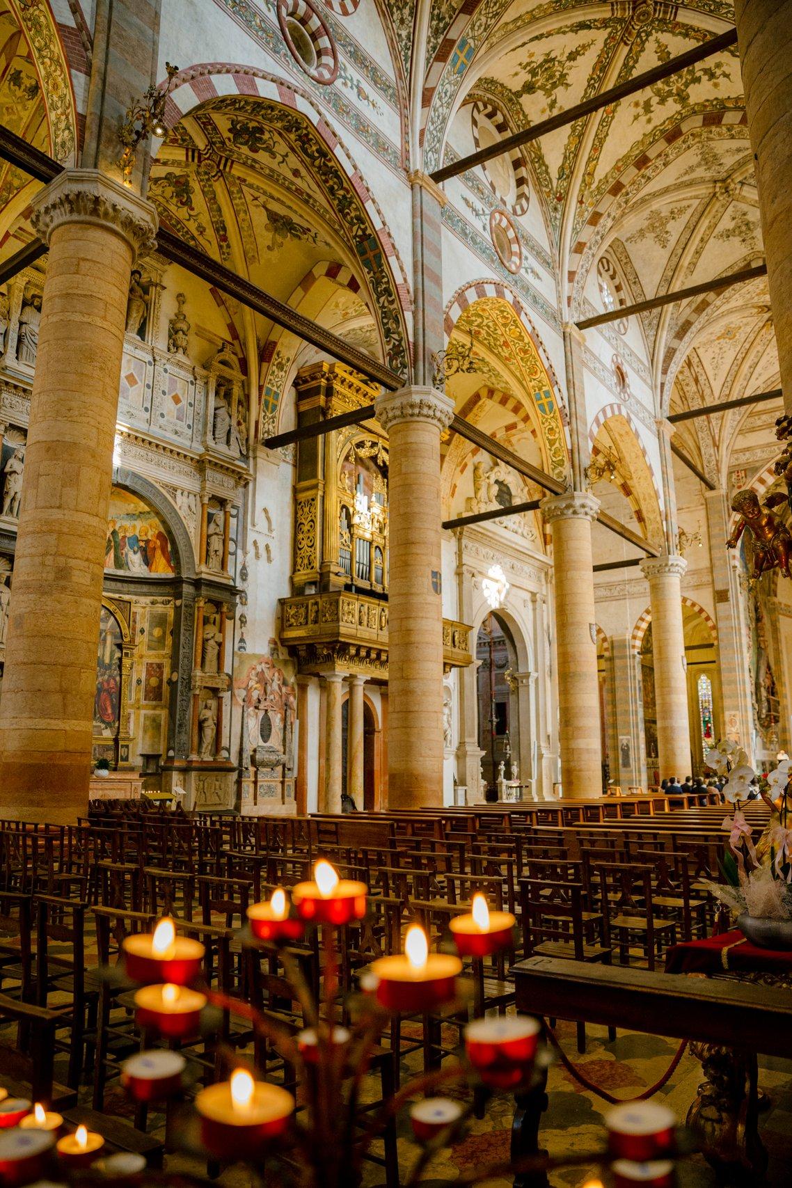 decorazioni matrimonio con candele