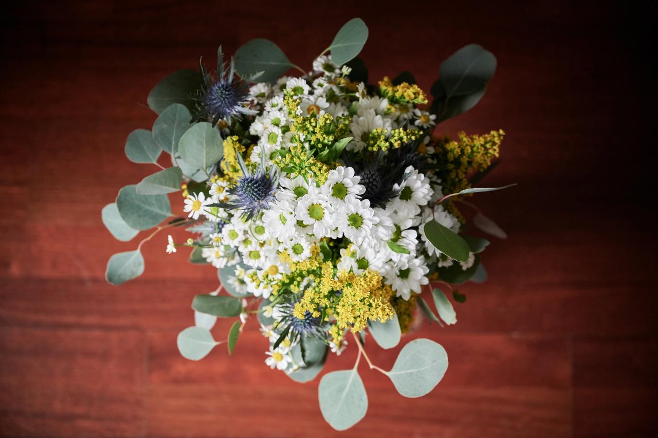 bouquet sposa con fiori di campo