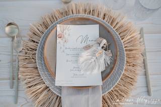 mise en place matrimonio country chic