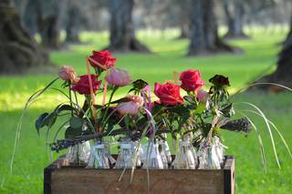 Cassetta in legno centrotavola matrimonio