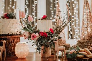 decorazioni per matrimonio invernale rosse