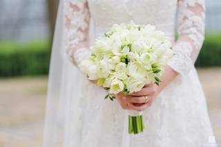 bouquet sposa tulipani bianchi