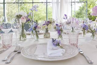 mise en place matrimonio bianco