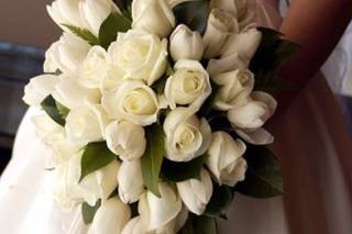 bouquet sposa tulipani bianchi