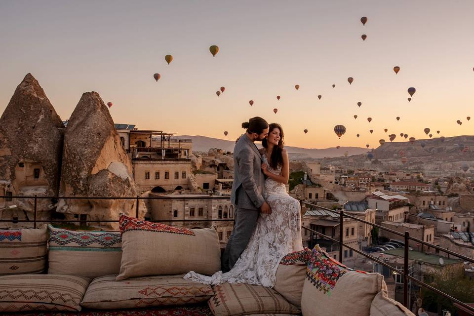 sposi in Cappadocia