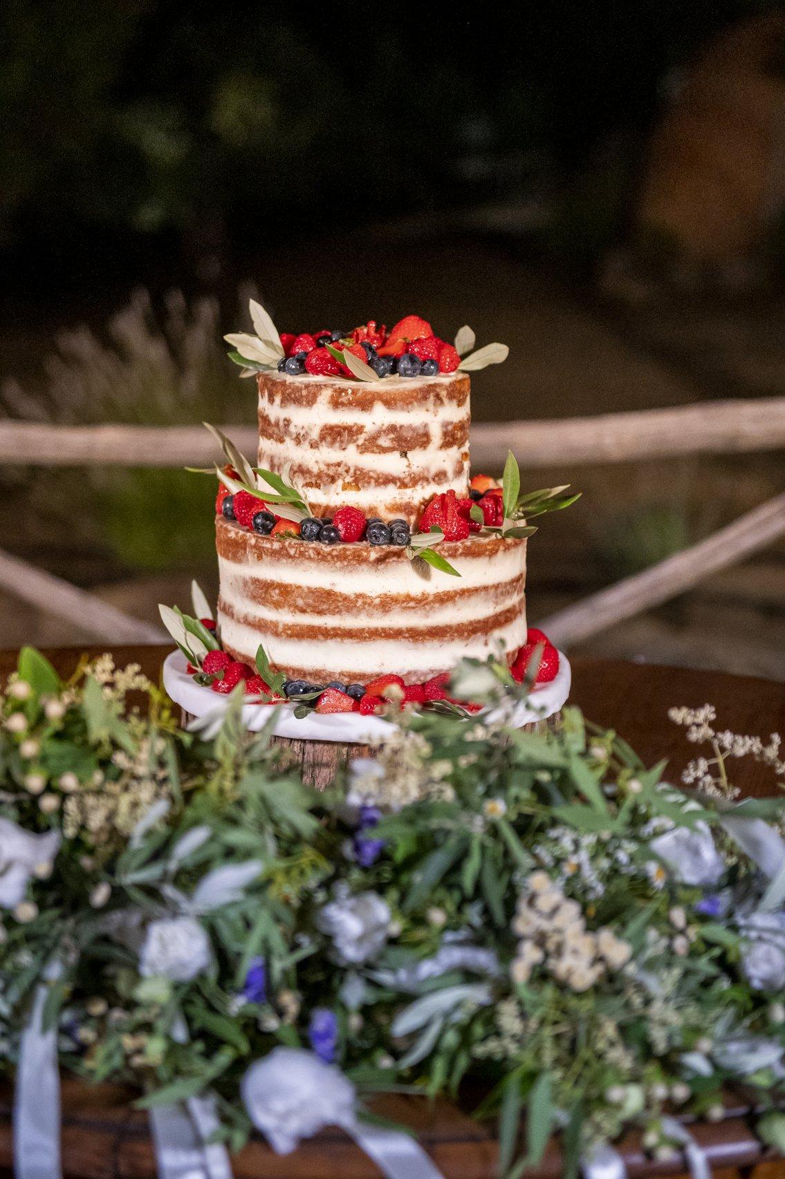 Torta per matrimonio civile country 