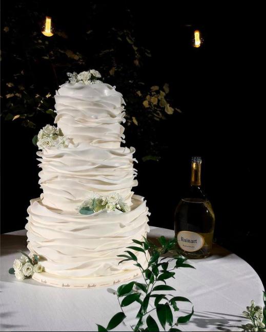 torta nuziale matrimonio di Carlotta Rubaltelli e Federico Avanzini