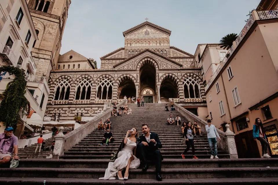 Matrimonio in Costiera Amalfitana - duomo Amalfi