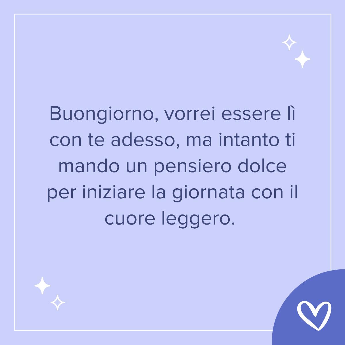 frase buongiorno per il fidanzato o la fidanzata