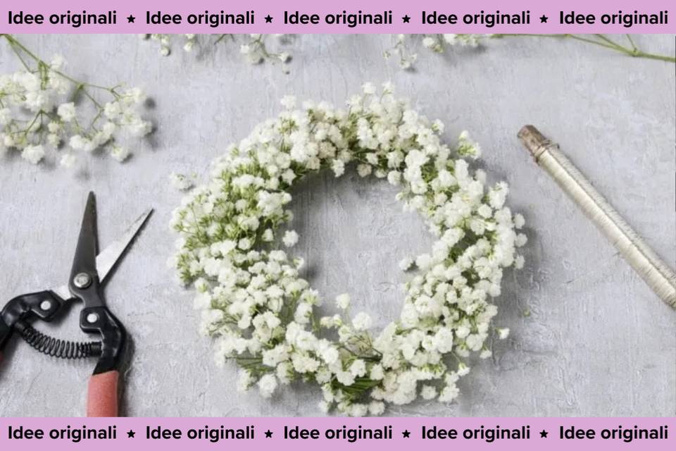 Come fare una coroncina di fiori fai da te