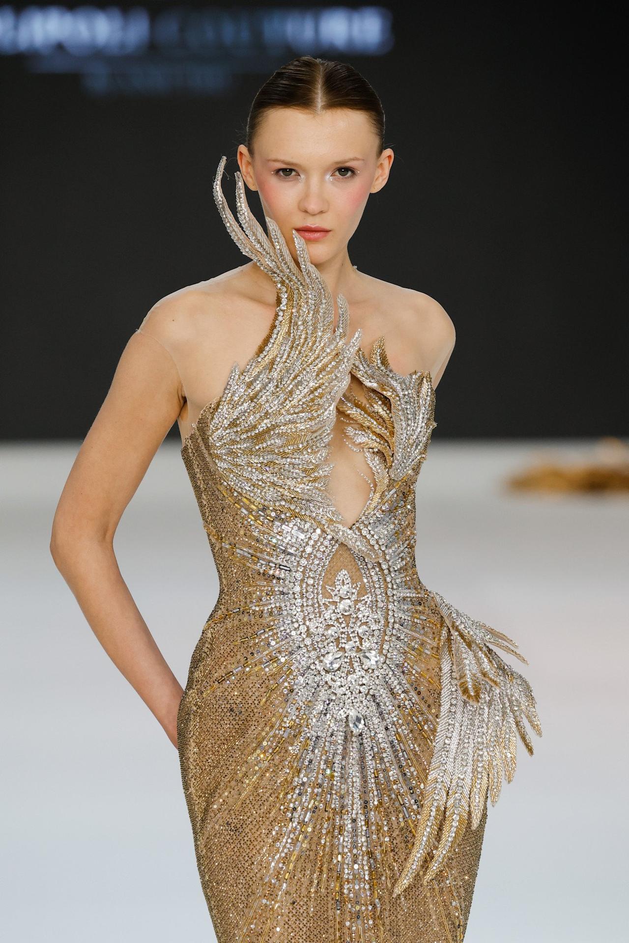 Abito da sposa alternativo oro
