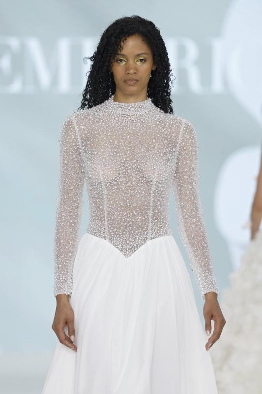 abito da sposa brillantinato
