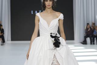 abito da sposa 2 in 1 a principessa in mikado con sottogonna in pizzo a sirena