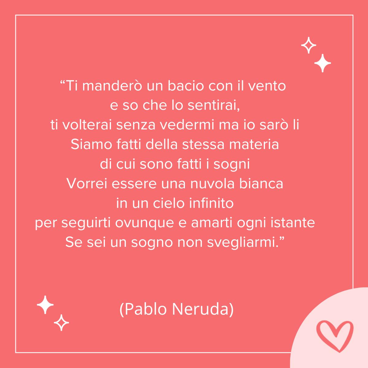 frasi d'amore Pablo Neruda