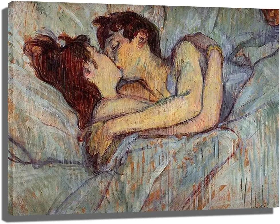 Bacio a letto- opere romantiche della storia dell'arte
