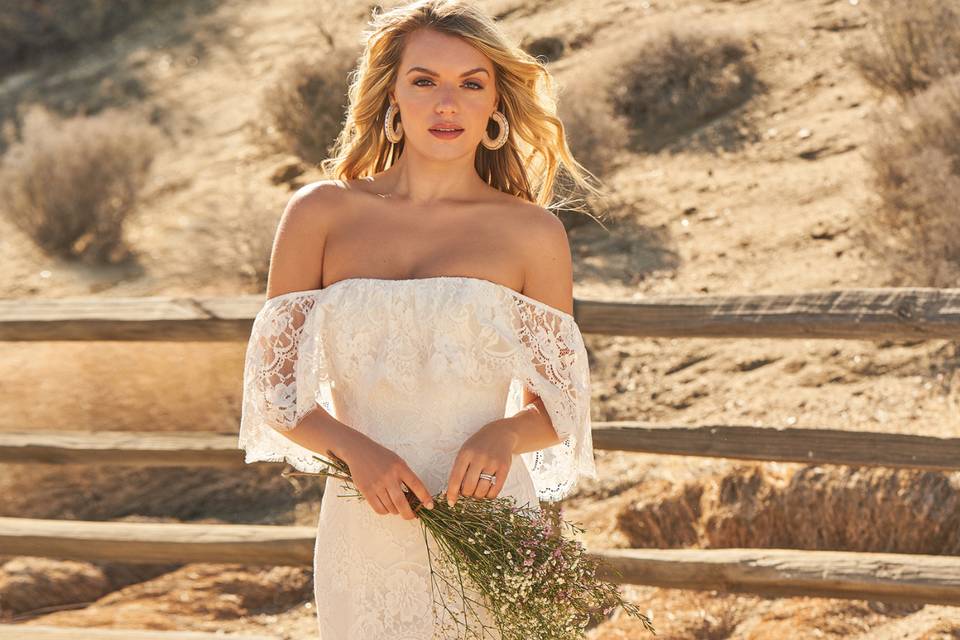 Abito da sposa boho chic: 40 ispirazioni per un matrimonio romantico e  naturale